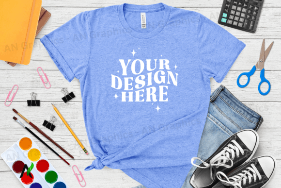 Bella Canvas 3413 Female Mockup - 005