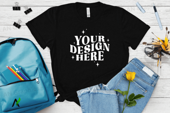 Bella Canvas 3413 Female Mockup - 089: A Professional Tool for Showcasing T-Shirt Designs