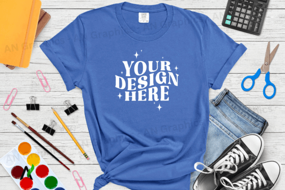 Comfort Colors 1717 Mockup - 0112: A Professional T-Shirt Design Tool for Every Creator