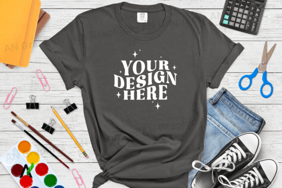 Comfort Colors 1717 Mockup - 0118: A Professional Tool for T-Shirt Design Presentations