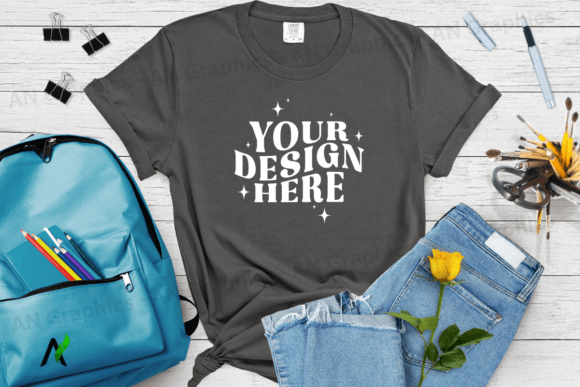 Comfort Colors 1717 Mockup - 049: A Strategic Tool for Professional T-Shirt Design Presentation
