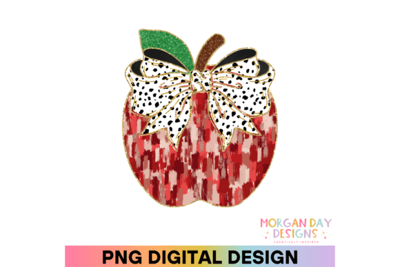 Coquette Brushstroke Apple PNG: A Playful Design for Modern Creativity
